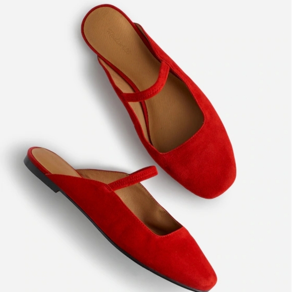NWOT Madewell Women's The Greta Ballet Flat Mule Sz 8 Stitch Fix Fall - Picture 1 of 7